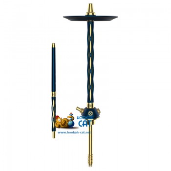 Кальян Blade Hookah One One LE Blue Gold (Блейд Хука Уан ЛЕ Сине Золотой) - фото 1